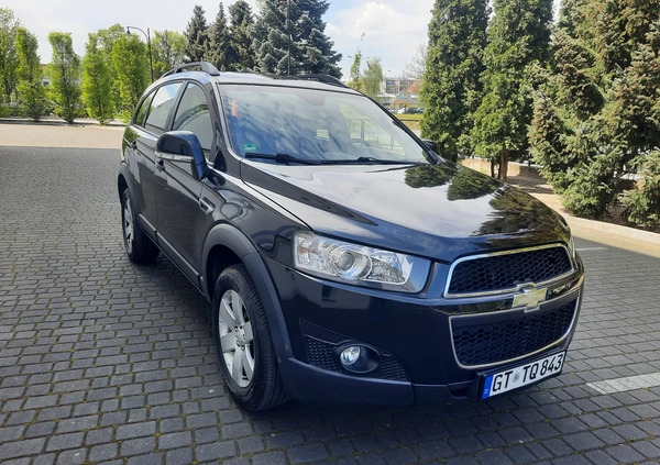 Chevrolet Captiva cena 32999 przebieg: 202700, rok produkcji 2011 z Swarzędz małe 596